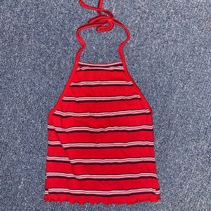 Striped Halter Top